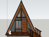 File sketchup nhà bungalow kt 6x9m