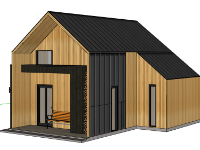 File sketchup nhà gỗ nghỉ tạm,file su nhà nghỉ tạm,File sketchup nhà gỗ,file sketchup nhà bungalow