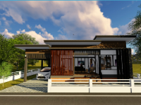 Model sketchup nhà ở 1 tầng,model sketchup nhà ở gia đình,mẫu nhà 1 tầng sketchup,biệt thự 1 tầng sketchup