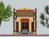 File Sketchup Nhà thờ họ 5x6m