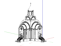 File sketchup nhà thờ thiên chúa trên sketchup 2020