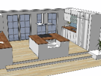 File sketchup nội thất phòng bếp đẹp nhất