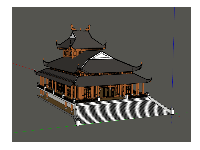 File sketchup thiết kế đình chùa 3 mái