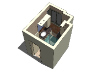 File sketchup thiết kế nhà tắm miễn phí