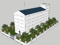 sketchup thiết kế nhà yến,model su nhà yến,file 3d nhà yến,mẫu nhà yến su