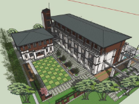 Sketchup,trường tiểu học,trường học