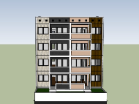 File su chung cư mini 4 tầng 11.1x12.3m