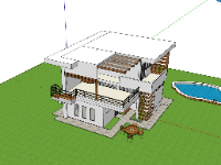 nhà phố 2 tầng,su nhà phố,sketchup nhà phố,su nhà phố 2 tầng,sketchup nhà phố 2 tầng