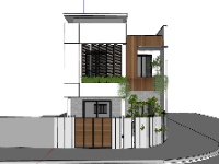 File su nhà phố 2 tầng 8x15m đẹp mắt