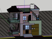 File su Nhà phố 2 tầng 9x9m đẹp