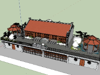 nhà thờ họ,su nhà thờ,sketchup nhà thờ,su nhà thờ họ