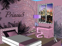File su thiết kế nội thất phòng ngủ màu hồng