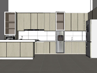 File thiết kế 3d nội thất phòng bếp