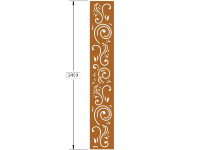 File thiết kế cnc vách cổng dxf