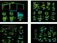 File thiết kế Giàn Vì Kèo 20m Autodesk Autocad