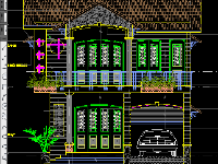 Bản vẻ thiết kế kiến trúc mẩu biệt thự phố KT (7mx14m) FULL KT