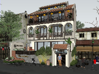 File thiết kế ngoại thất villa Homestay Hội An