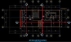 File thiết kế nhà 2 tầng diện tích 8x18m chi tiết đẹp