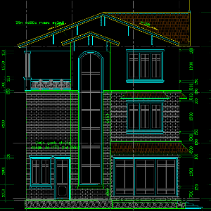 File thiết kế nhà 3 tầng kích thước 10x13.5m mái thái đẹp