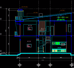 File thiết kế nhà phố 2 tầng 5mx16m kiến trúc đẹp