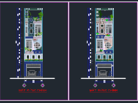 File thiết kế nhà phố 3 tầng 4x16m(kiến trúc)