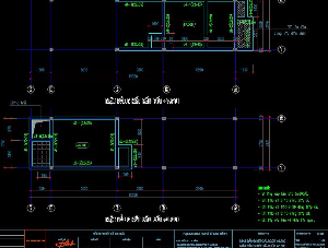 File thiết kế Nhà phố 4x15,8m đầy đủ phần kết cấu