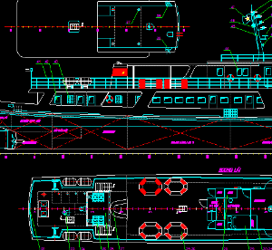 File thiết kế tầu được bố trí 200 hành khách +40 tấn hàng 