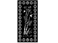 File vách ngăn trúc và đồng tiền cnc