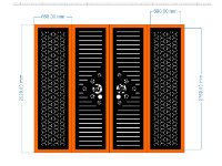 mẫu cổng 4 cánh,cổng tài lộc cnc,mẫu cổng cnc tài lộc,file cổng 4 cánh
