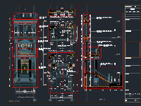 file cad 3 tầng,file cad mặt bằng,nhà phố 3 tầng