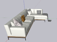 Free mẫu sketchup ghê sofa cho nội thất phòng khách