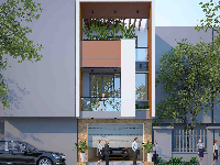 Full hồ sơ thiết kế + phối cảnh Nhà phố 3 tầng hiện đại 5x23m