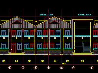 Full bản thiết kế + dự toán công trình trường mầm non 2 tầng 6 Phòng kích thước 16.6x12 m