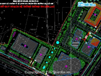 Full bản vẽ CAD quy hoạch Trung tâm thương mại Củ Chi
