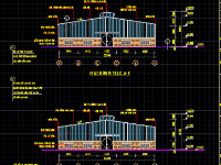 Full bản vẽ CAD xưởng kho hàng Hapro Sao Việt 30x160m
