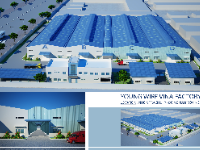 Full bản vẽ hoàn công Nhà xưởng Young Wire Vina ,83x120.1m tầng(kiến trúc+kết cấu +điện nước)