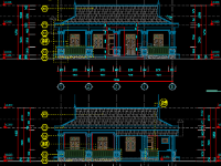 Full bản vẽ kiến trúc, kết cấu, điện, nước công trình Nhà ăn cơ quan 10x14m