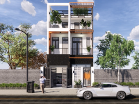 Full bản vẽ nhà phố 3 tầng hiện đại