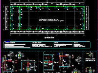 Full bản vẽ thiết kế thi công Xưởng (gara sửa chữa xe) 15x48m