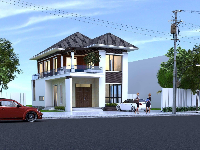 Full file autocad bản vẽ biệt thự 2 tầng 8x14.5m ( Kiến trúc, Kết cấu) 
