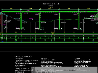 Full file CAD BVTC cầu tạm phục vụ thi công,dầm I500 B=4m 5 nhip 20m