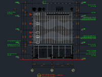 Full file cad và dự toán Quán cà phê 3.5 tầng 11x22m