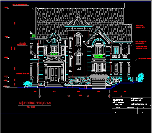 biệt thự 2 tầng,bản vẽ biệt thự,bản vẽ biệt thự 2 tầng,chi tiết biệt thự,bản vẽ 2 tầng