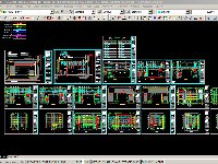 Full hồ sơ Autocad Công trình Trường THCS Huỳnh Khương Ninh