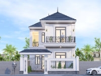 Full hồ sơ BVTC kiến trúc kết cấu biệt thự 2 tầng 7.8x11m