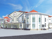 Full hồ sơ CAD nhà thi đấu và trung tâm văn hóa Long Mỹ 50x63m