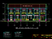 Full hồ sơ thiết kế CAD trường THCS Gành Dầu  9x24m