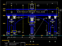 Full hồ sơ thiết kế cổng chào khu đô thị SUN GROUP