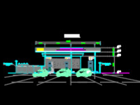 thiết kế cây xăng,dự toán cây xăng,Autocad thiết kế cây xăng,Thiết kế và dự toán cây xăng