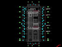 nhà ở zíc zắc,Nhà phố 5 tầng zíc zắc,Nhà phố 5 tầng 7x9.61m,Autocad nhà phố 5 tầng,bản vẽ cad nhà phố 5 tầng,file cad nhà phố 5 tầng